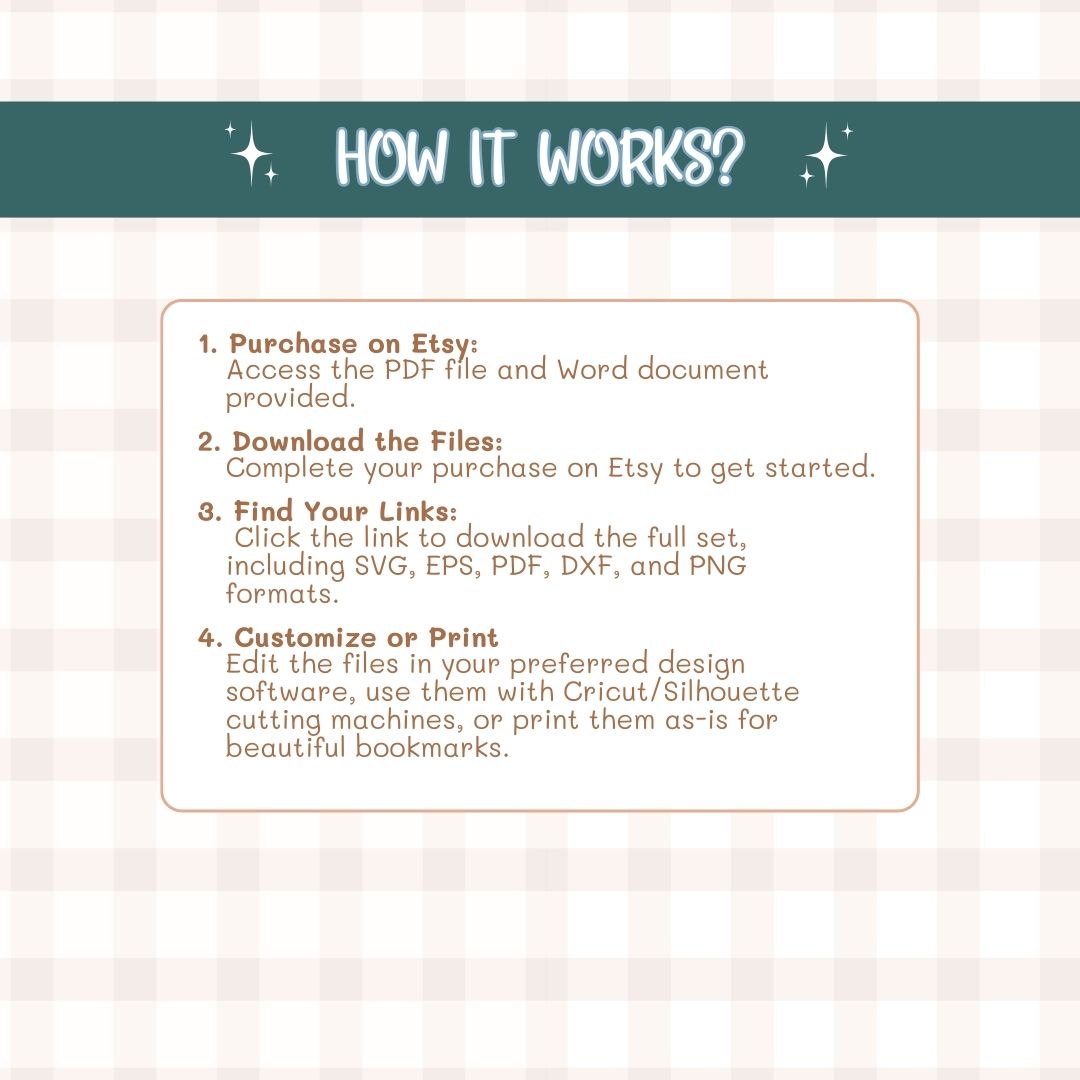 how the bookmark templates work