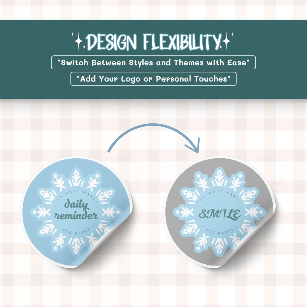 design flexibility Digital sticker label