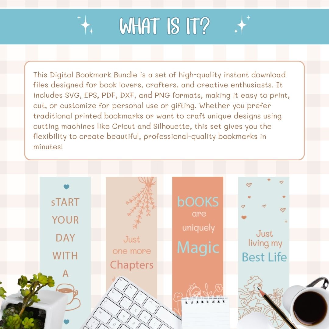 digital bookmark template