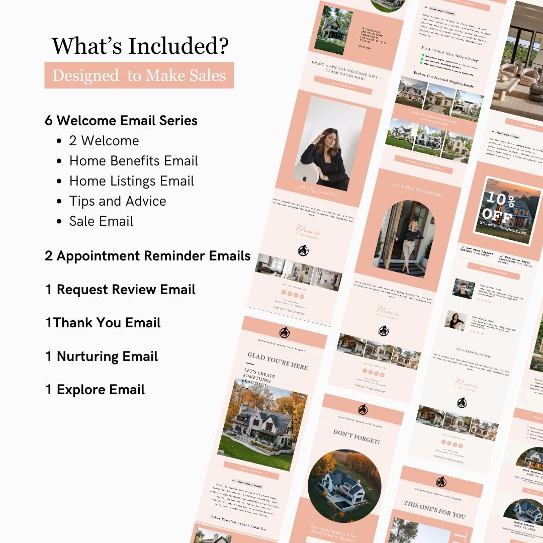 Flodesk Real Estate Business Welcome Email Template