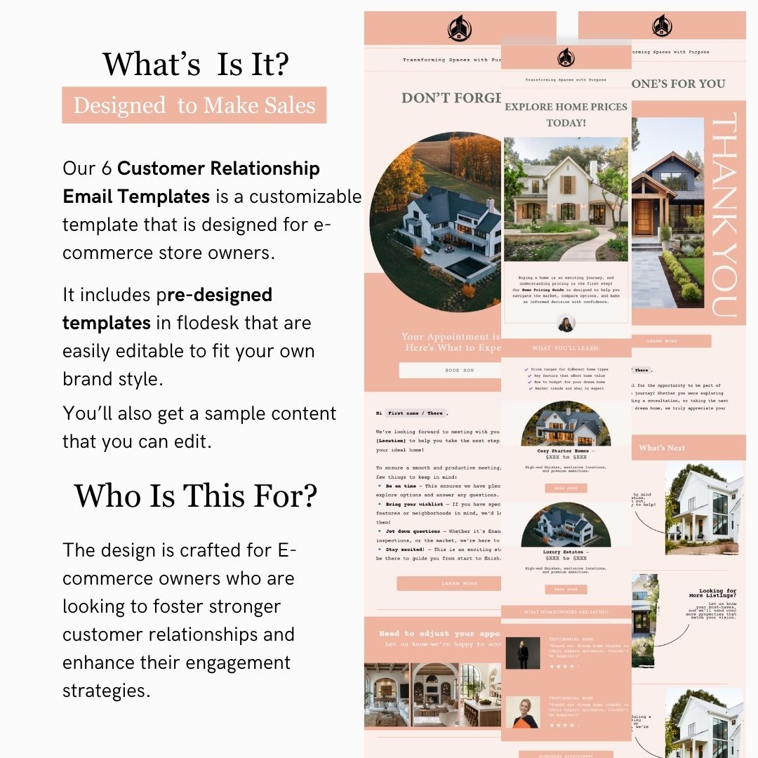 Flodesk Real Estate Business Email Template