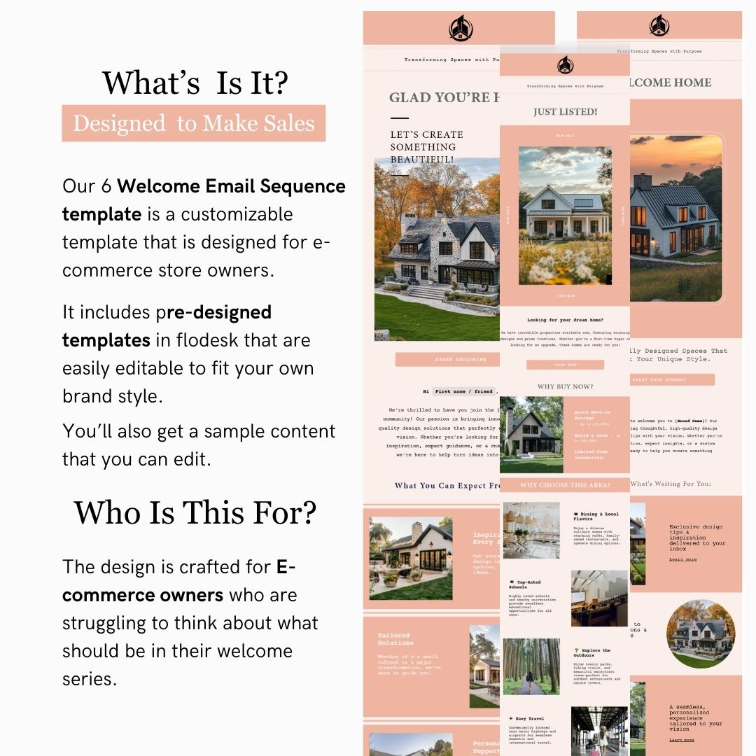 Flodesk Real Estate Business Email Template