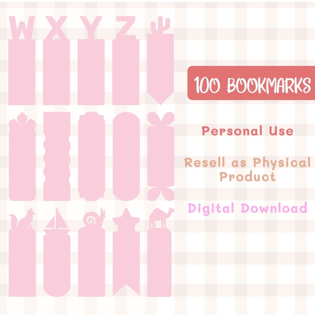bookmark templates for personal use