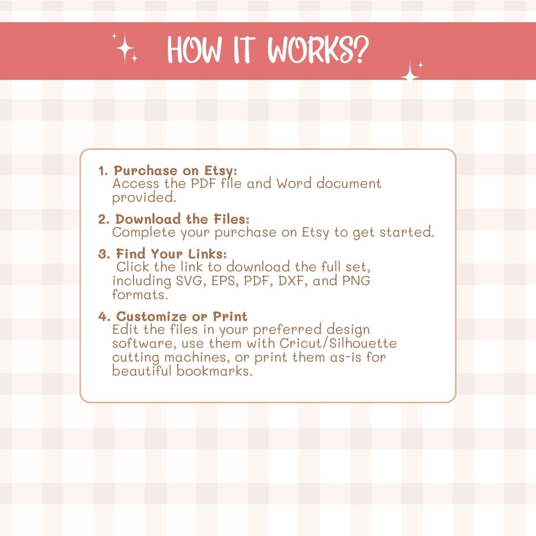 how the bookmark templates work