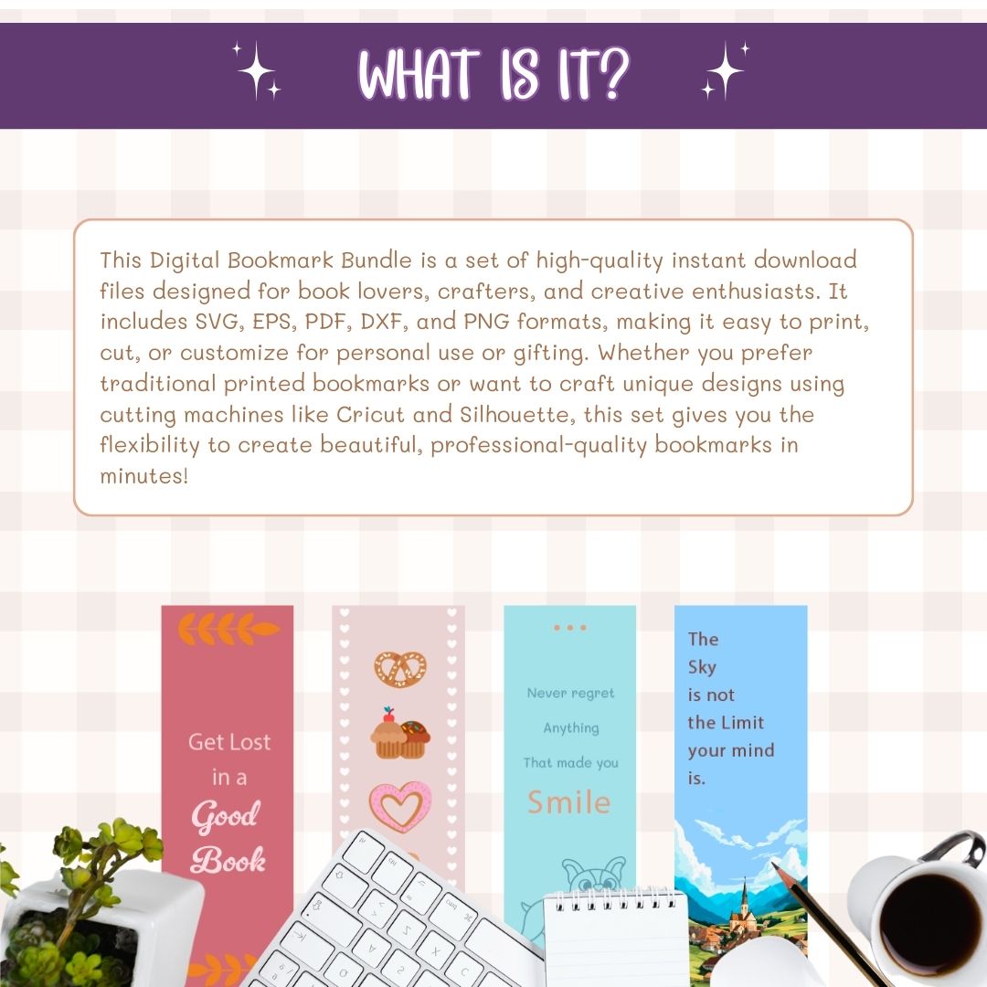 digital bookmark template