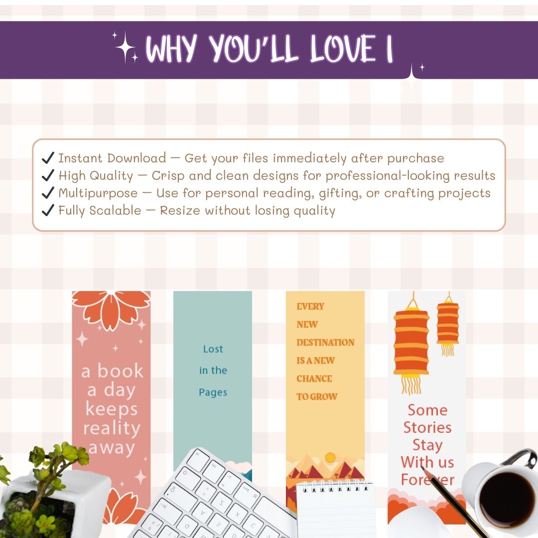 why you will love the bookmark templates