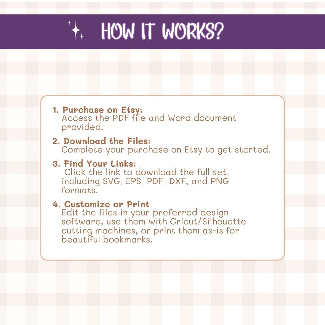 how the bookmark templates work