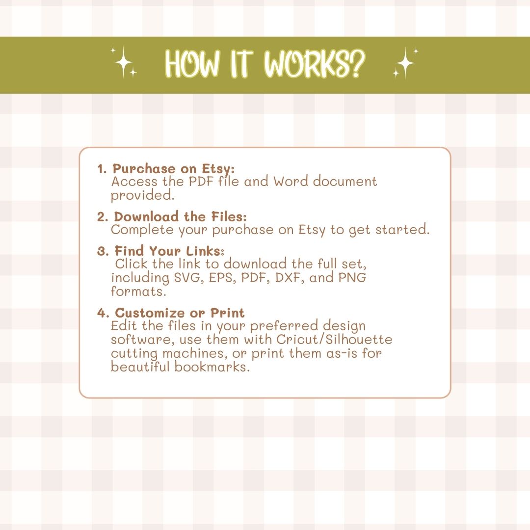 how the bookmark templates work