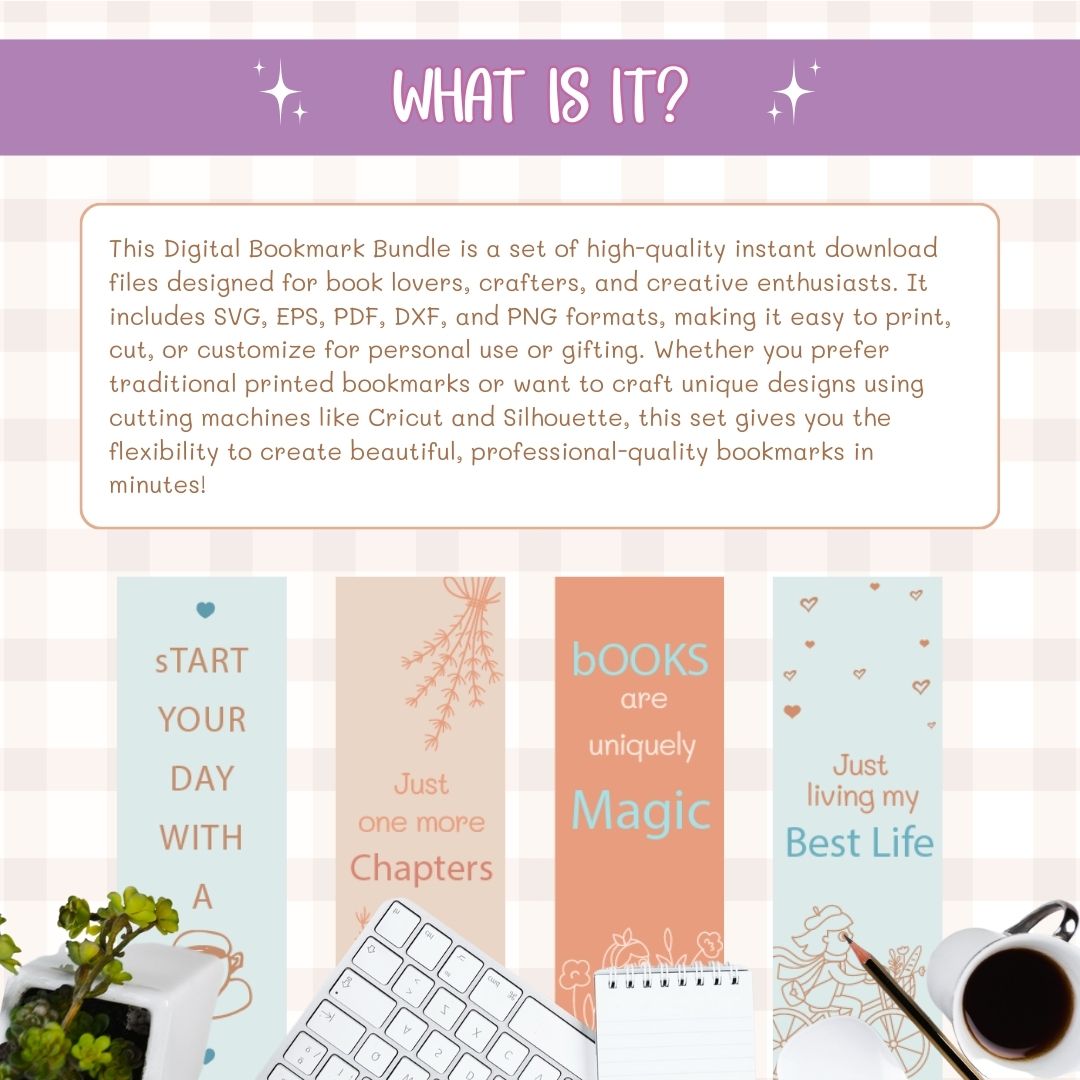 digital bookmark template