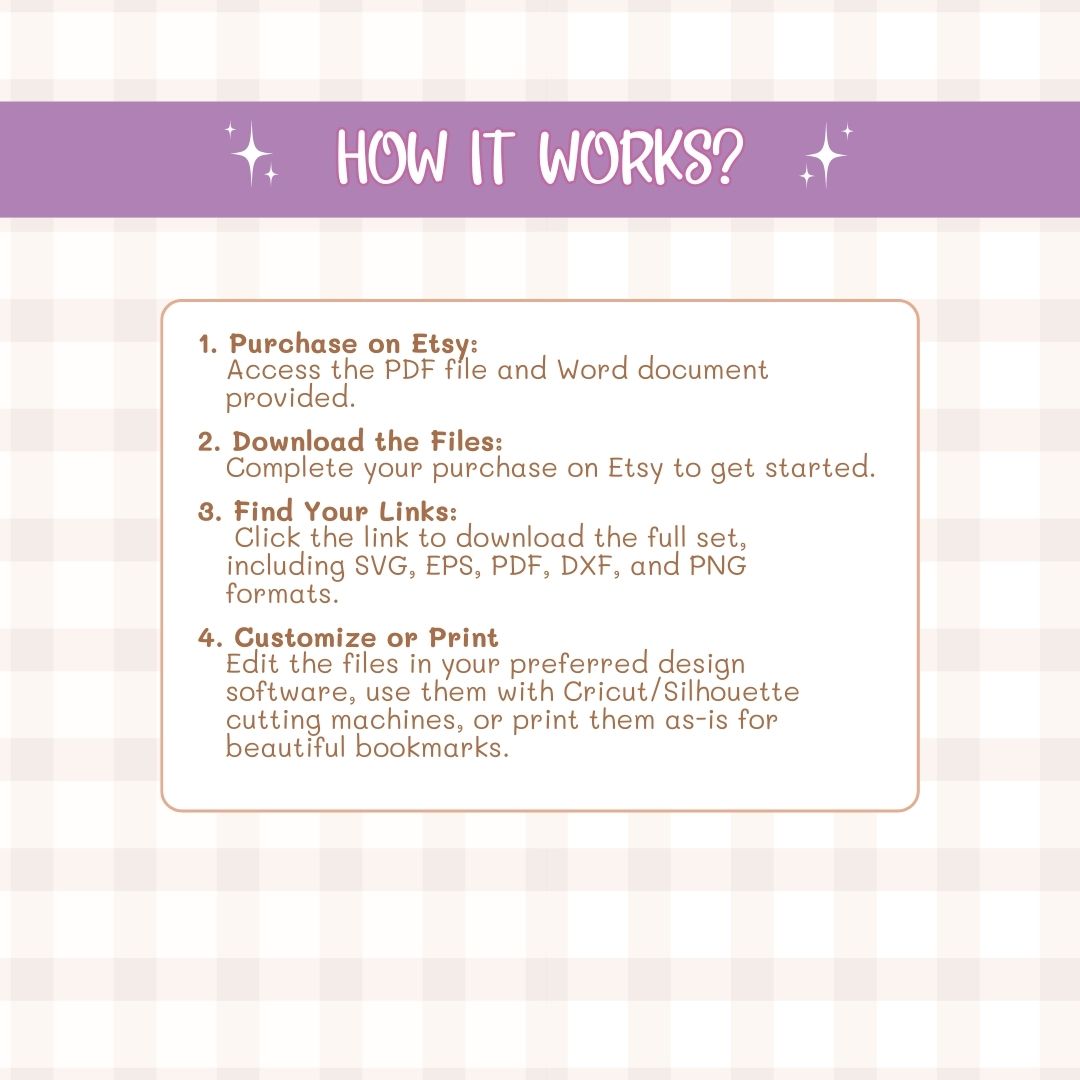 how the bookmark templates work