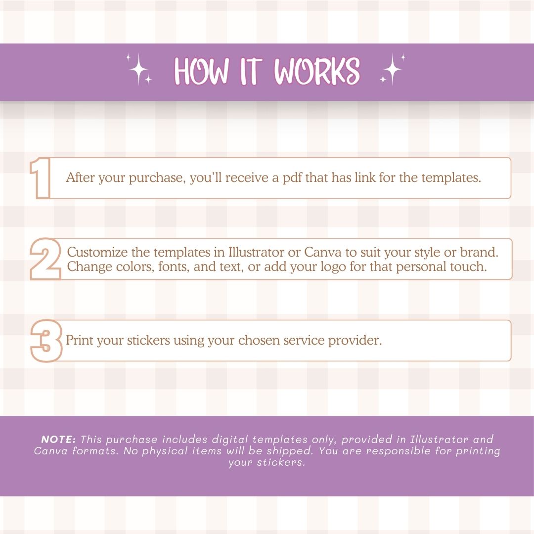 how the Digital sticker label works