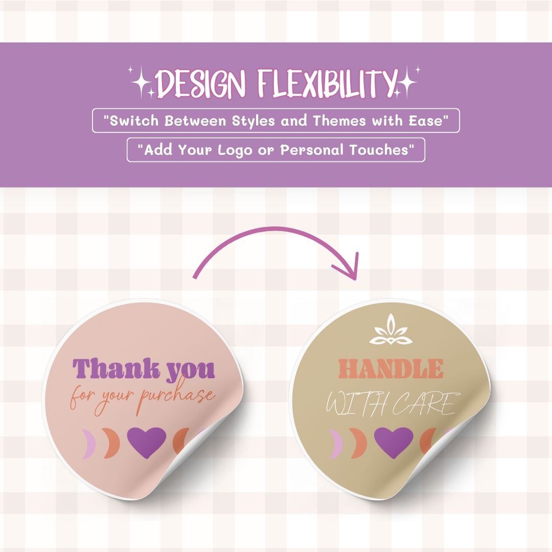 design flexibility Digital sticker label