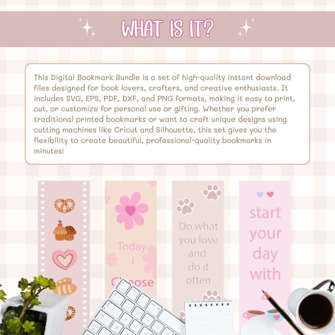 digital bookmark template