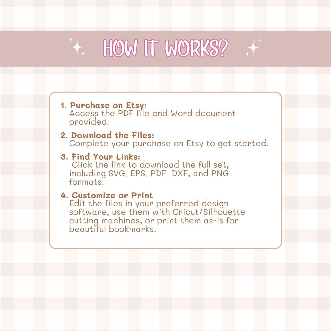 how the bookmark templates work