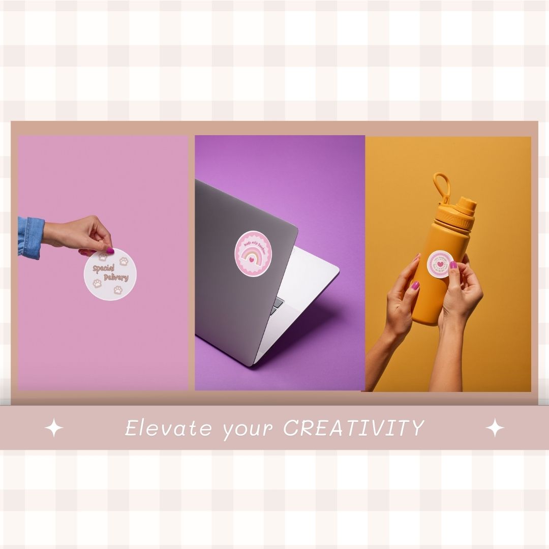 creative Digital sticker label template