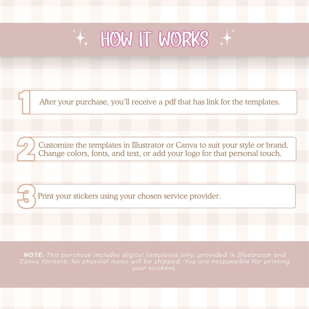 how the Digital sticker label works