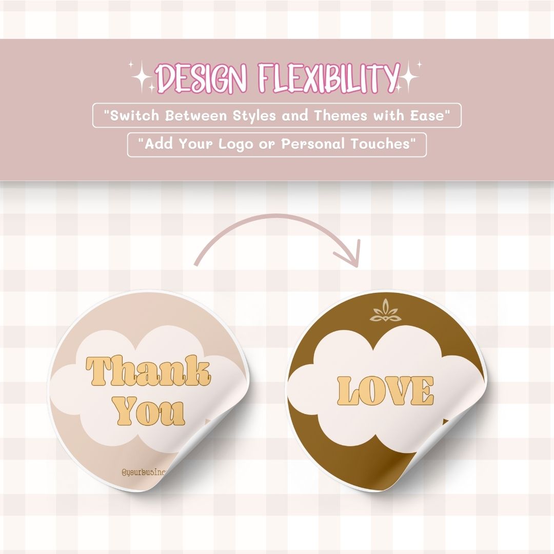 design flexibility Digital sticker label