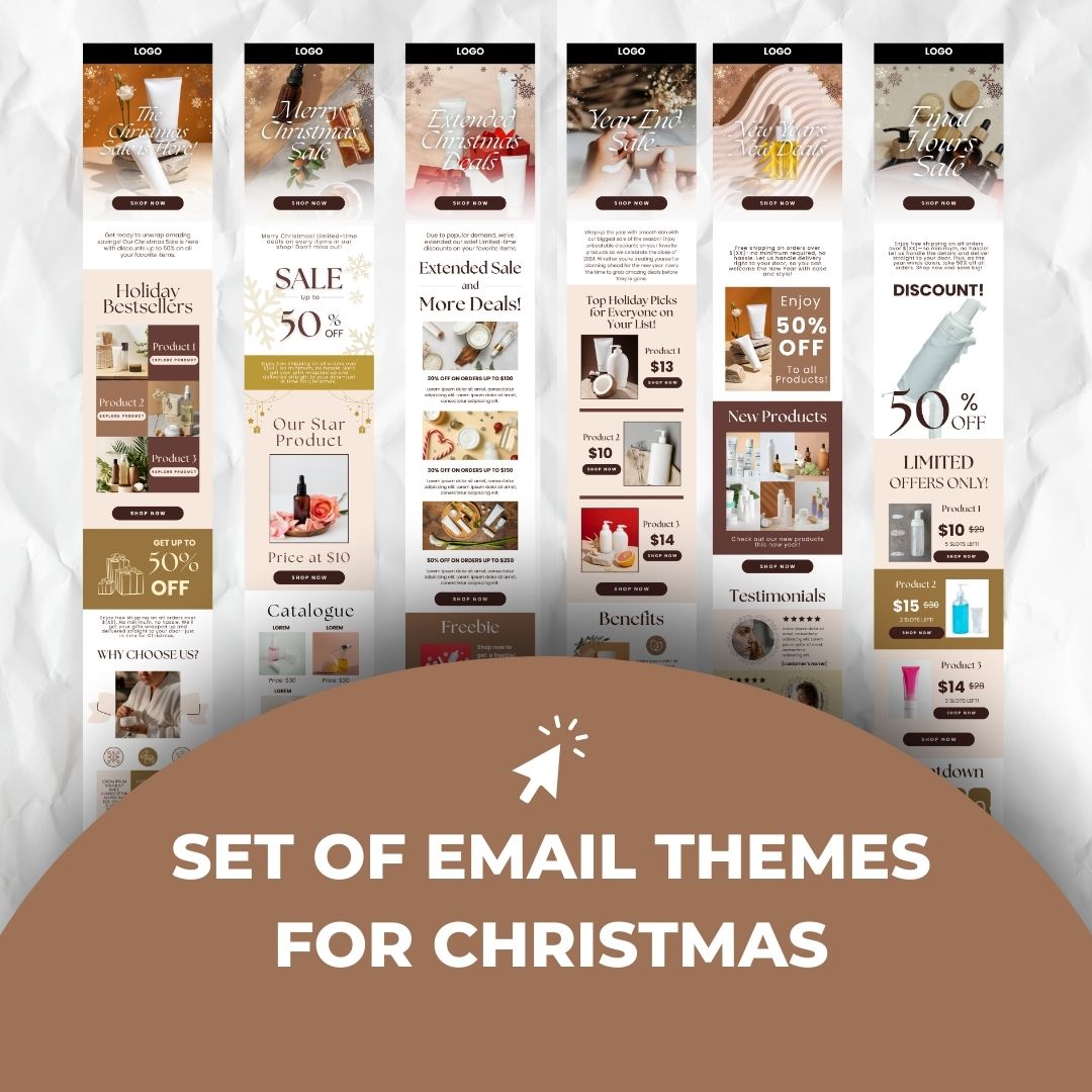Christmas email themes