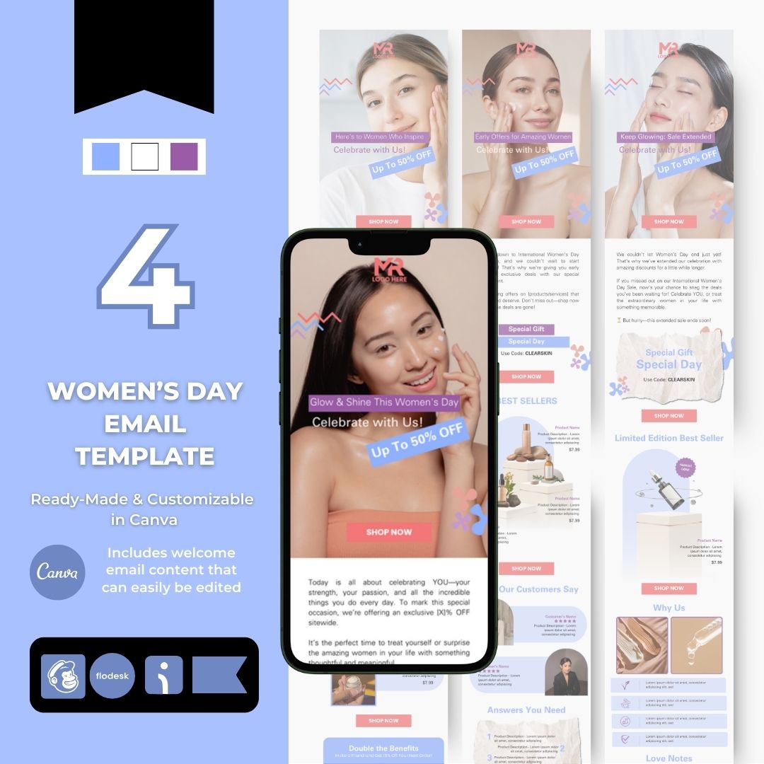 Womens day email template