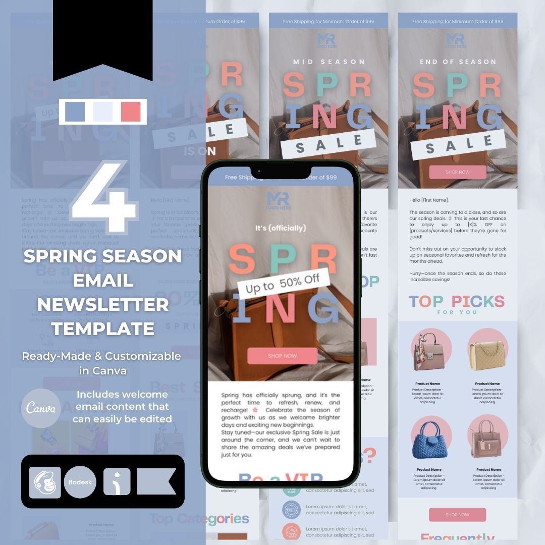 Spring season email template