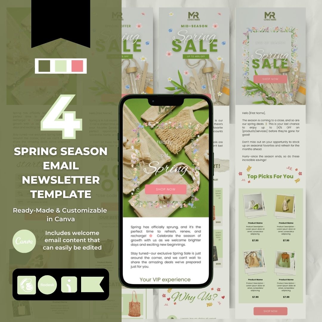 Spring season email template