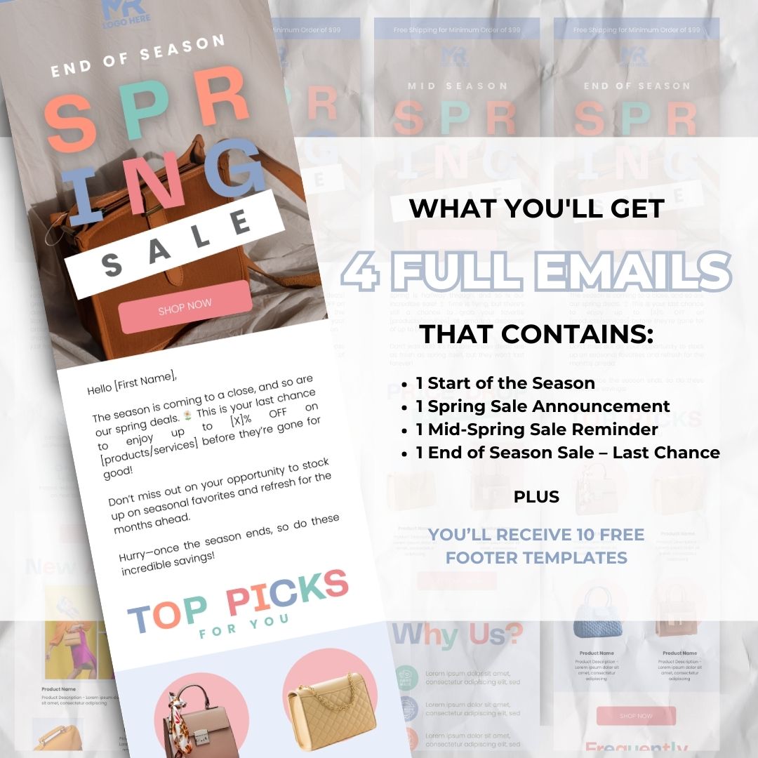 full spring email templates