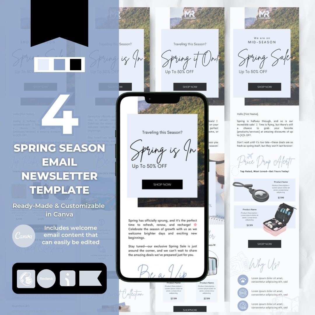 Spring season email template