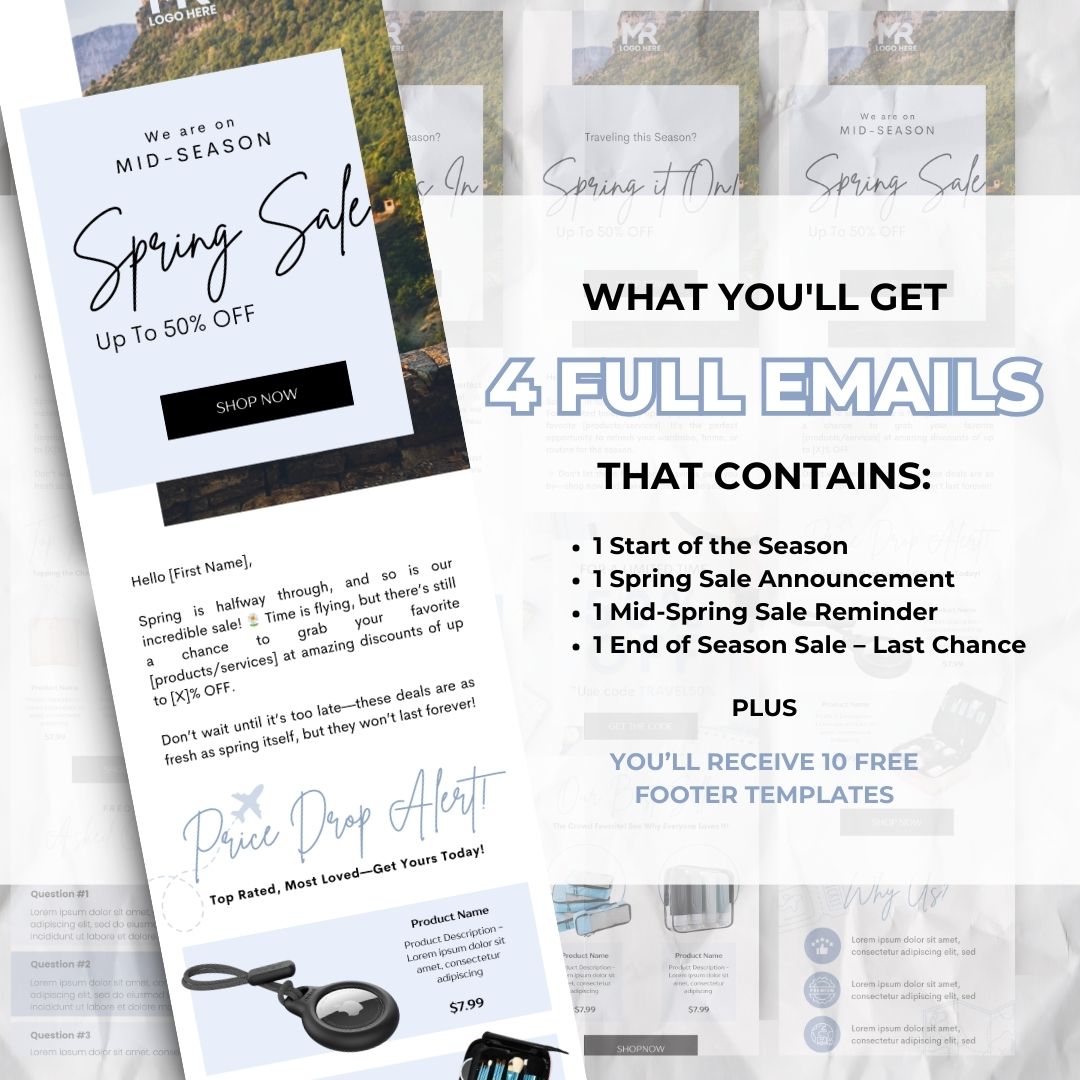 full spring email templates