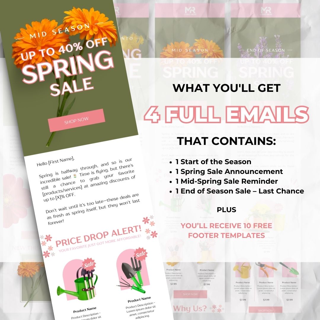 full spring email templates