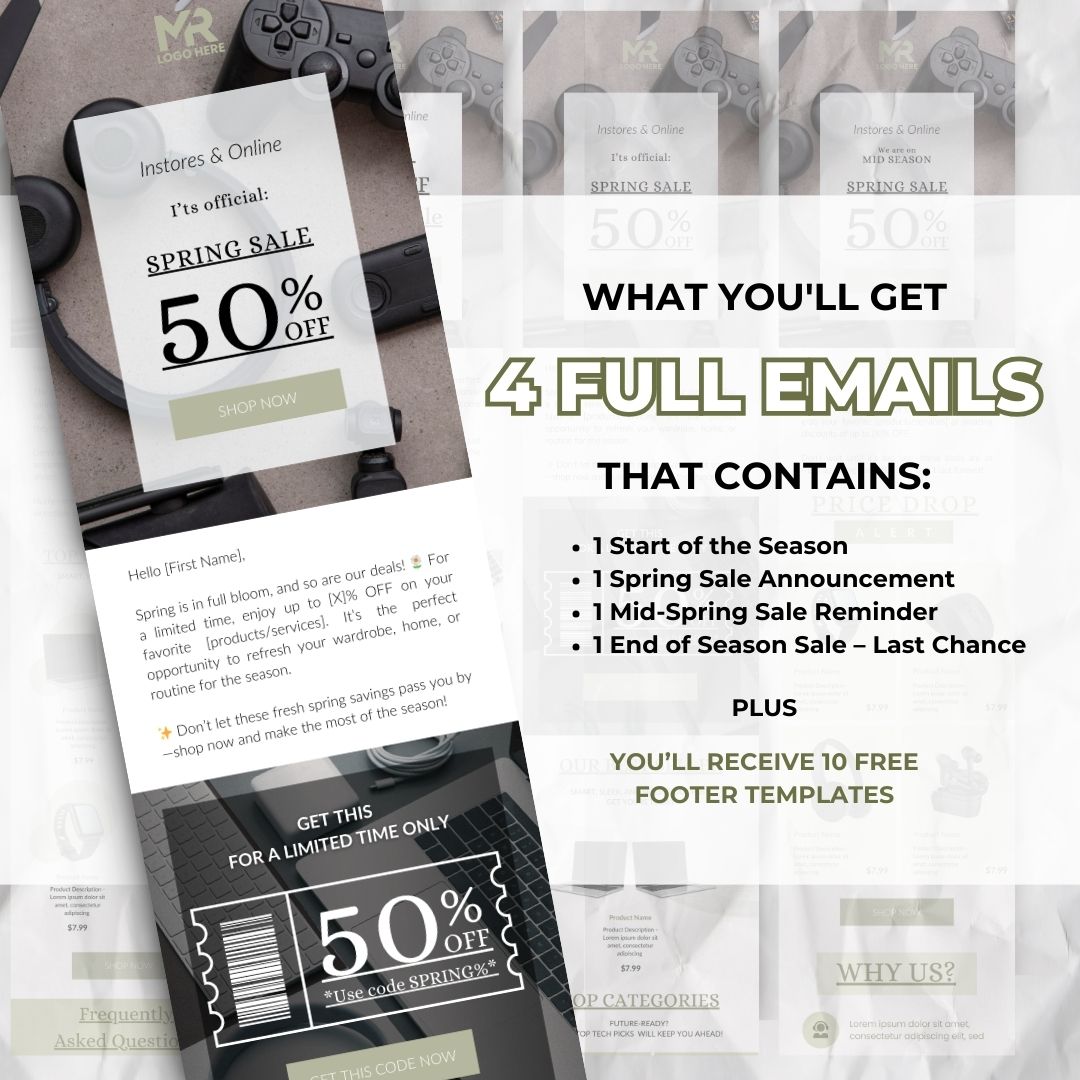full spring email templates
