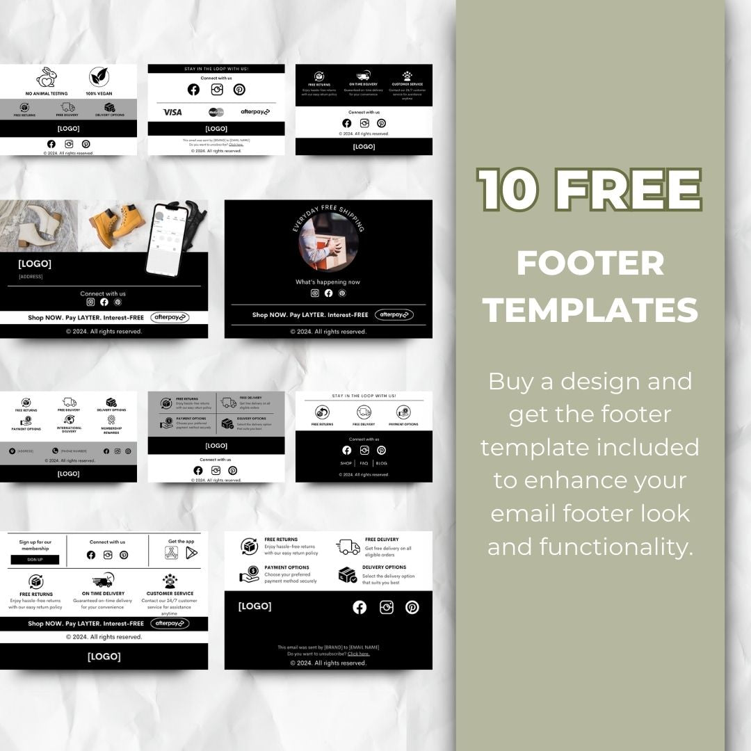 footer templates