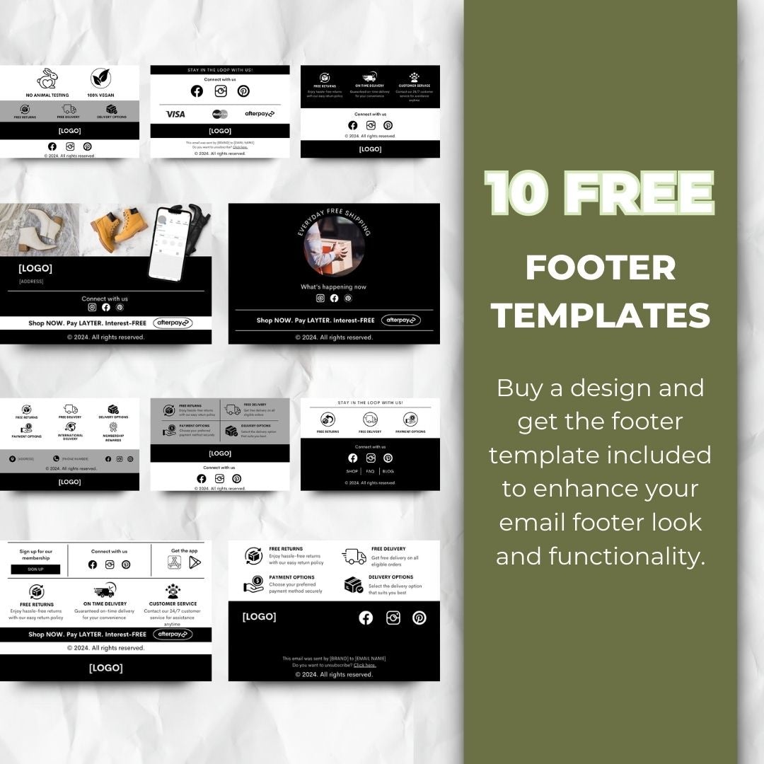 footer templates