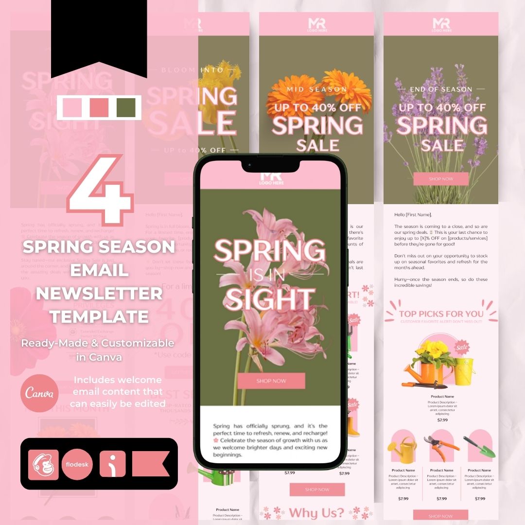 Spring season email template