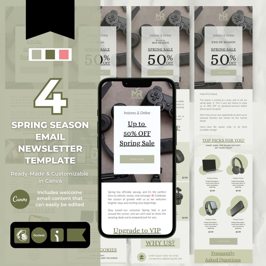 Spring season email template