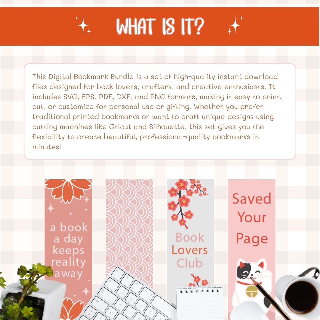 digital bookmark template