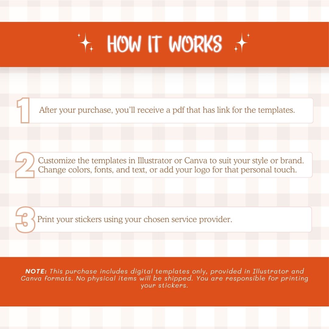 how the Digital sticker label works