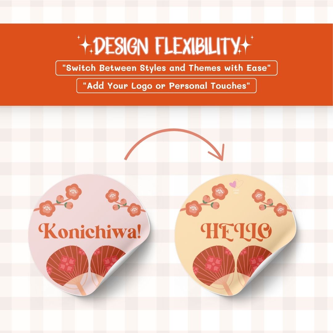 design flexibility Digital sticker label