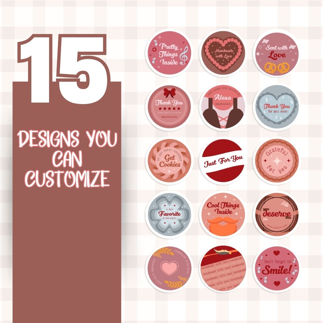 customizable Digital sticker label