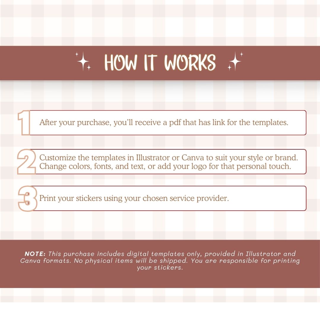 how the Digital sticker label works