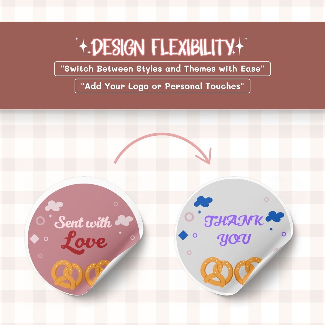 design flexibility Digital sticker label