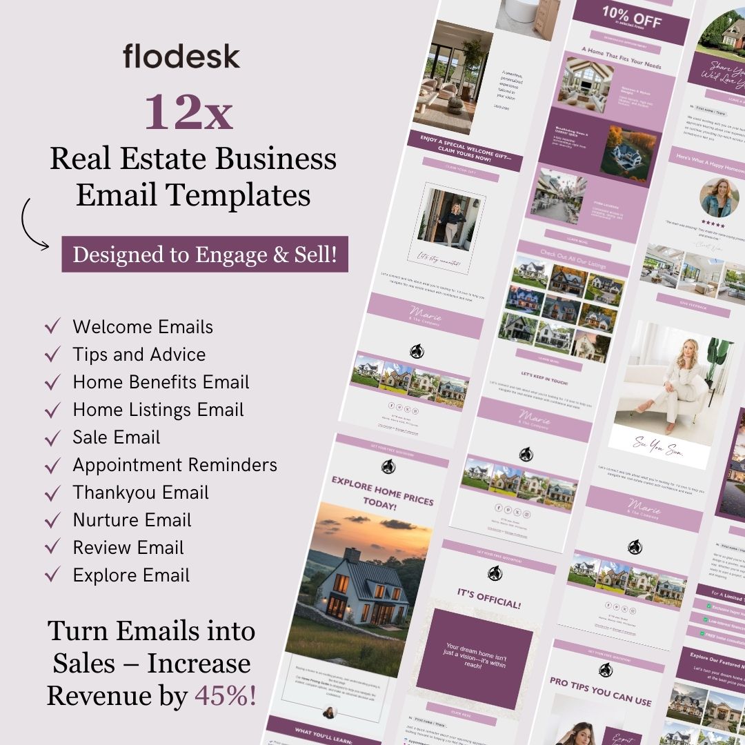 Flodesk Real Estate Business Email Template