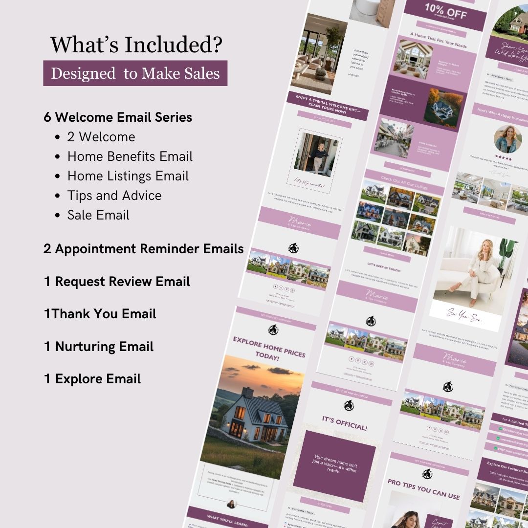 Flodesk Real Estate Business Welcome Email Template