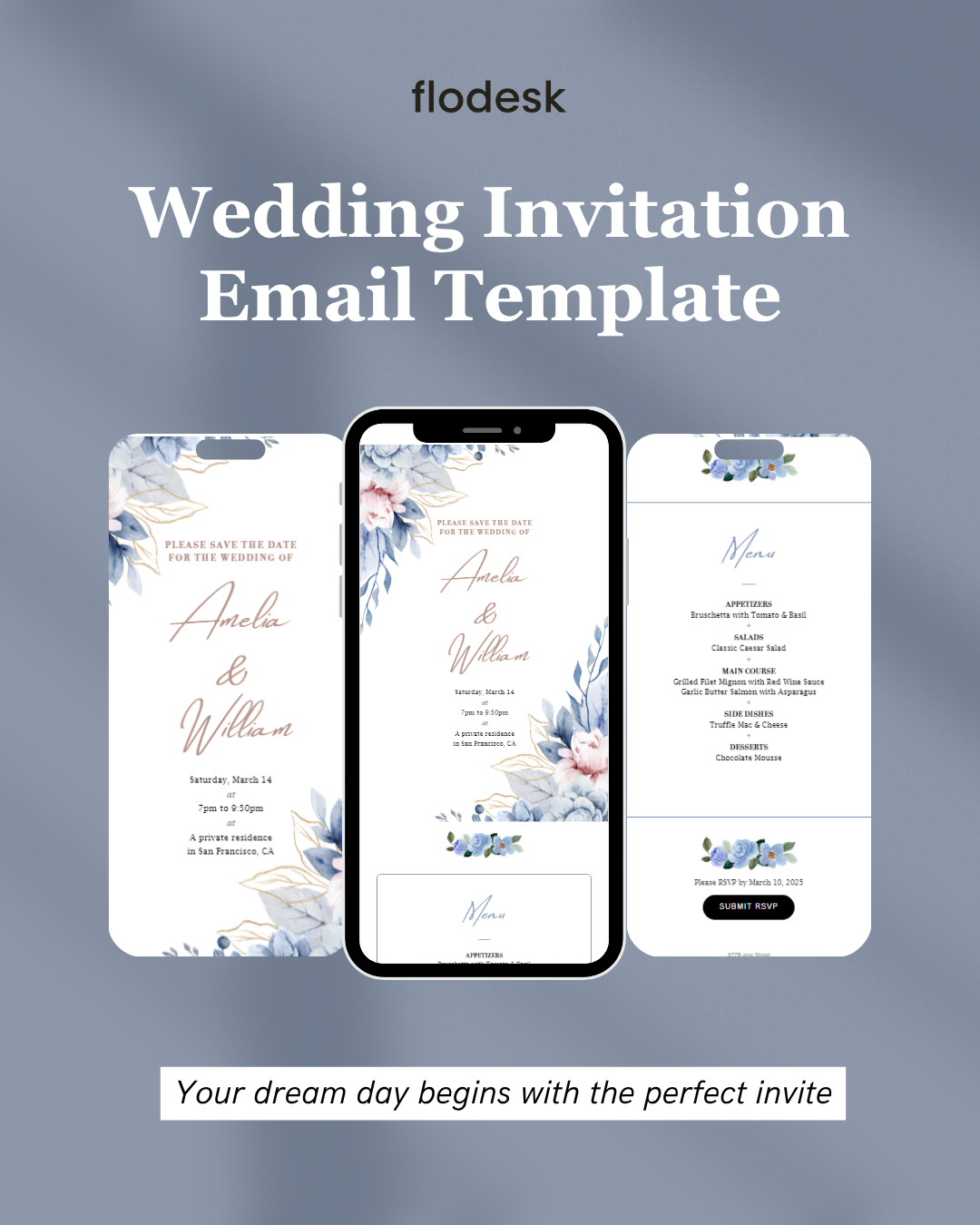 wedding invitation email template