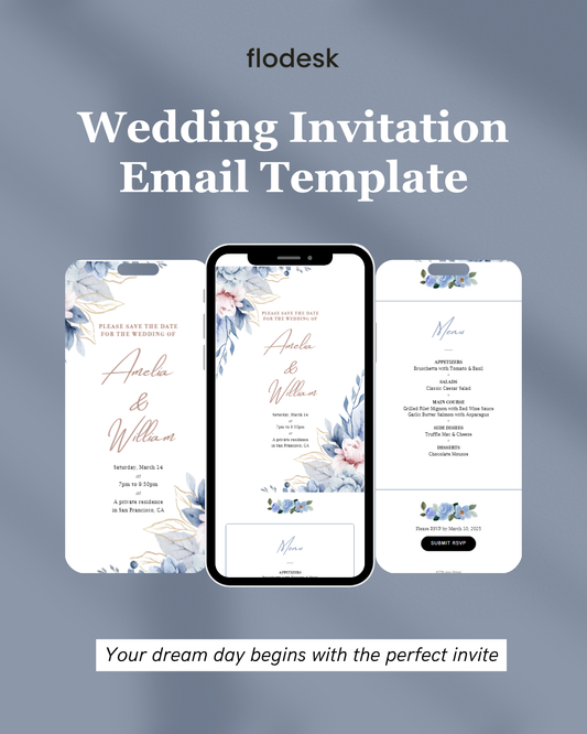 wedding invitation email template