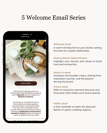 E-commerce Email Marketing Newsletter Canva Template Bundle for Klaviyo Mailchimp and Flodesk | Skincare