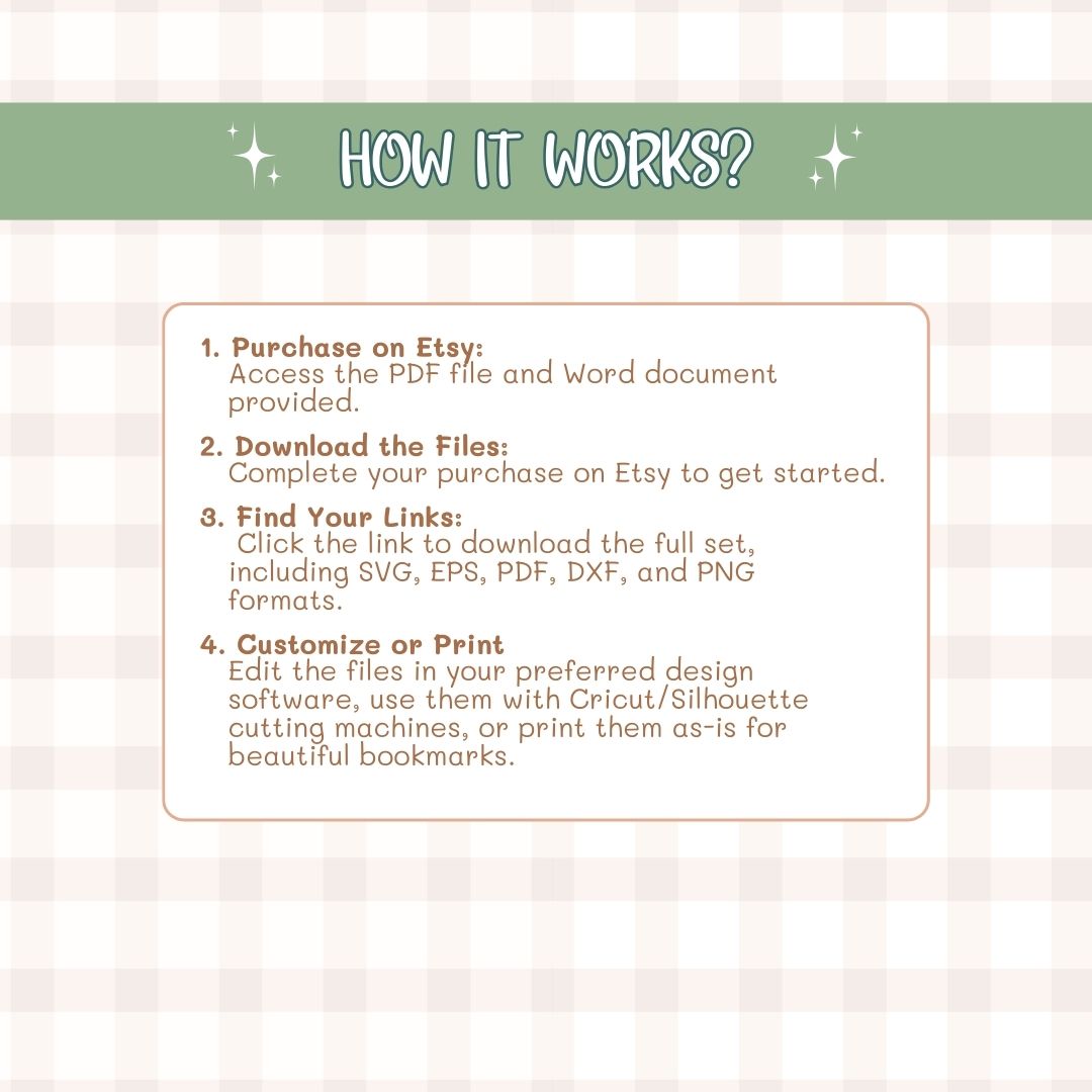 how the bookmark templates work