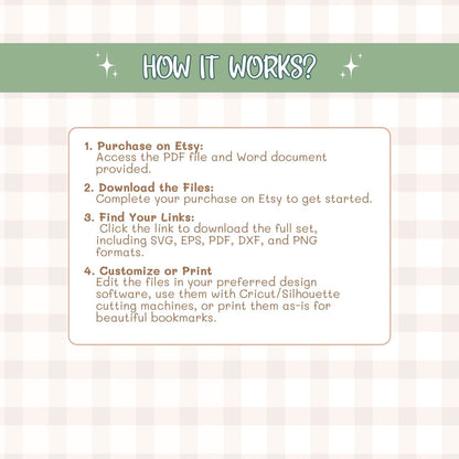 how the bookmark templates work