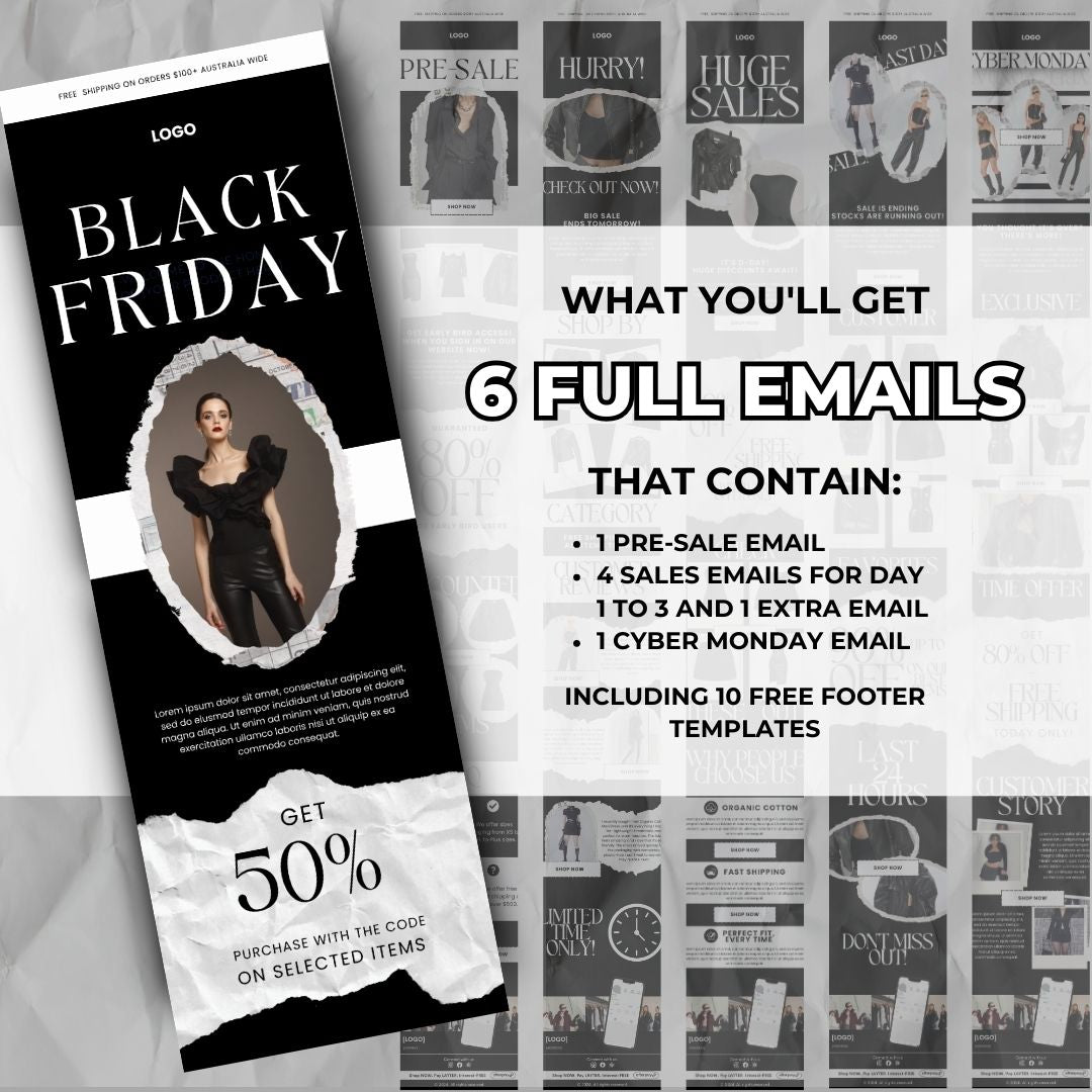 black friday pre-sale email
