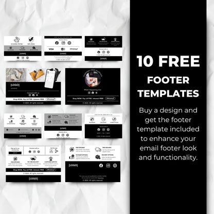 Black friday footer template