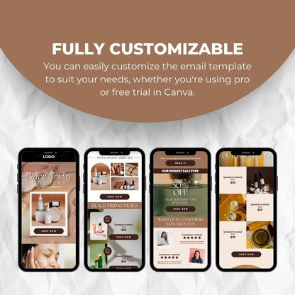 customizable Black Friday Email Template